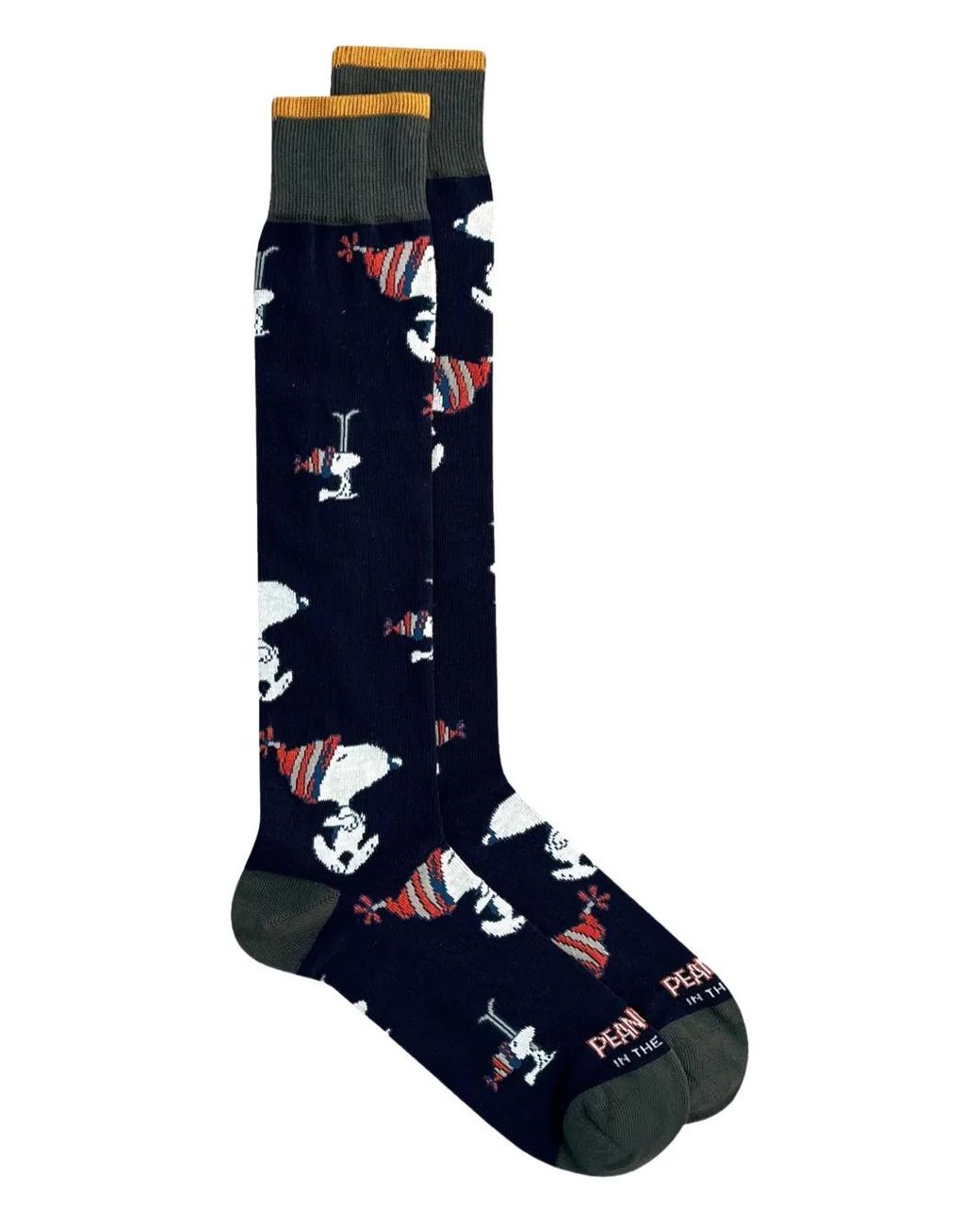 In The Box Blue Snoopy Knee-High Socks for men