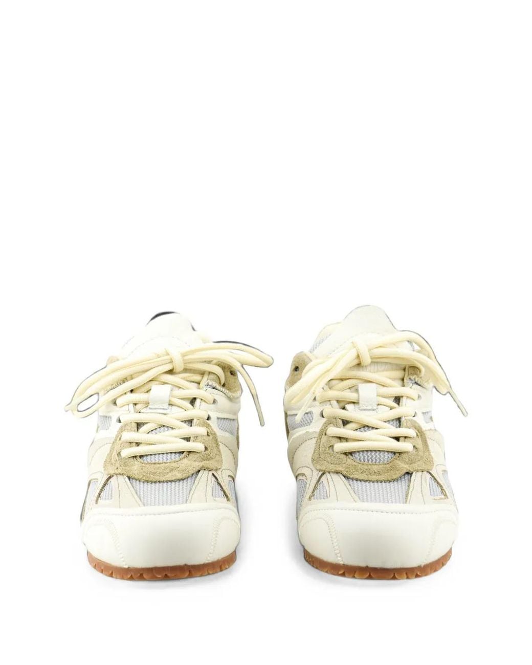 Axel Arigato White Slow Runner Round-Toe Low-Top Sneakers