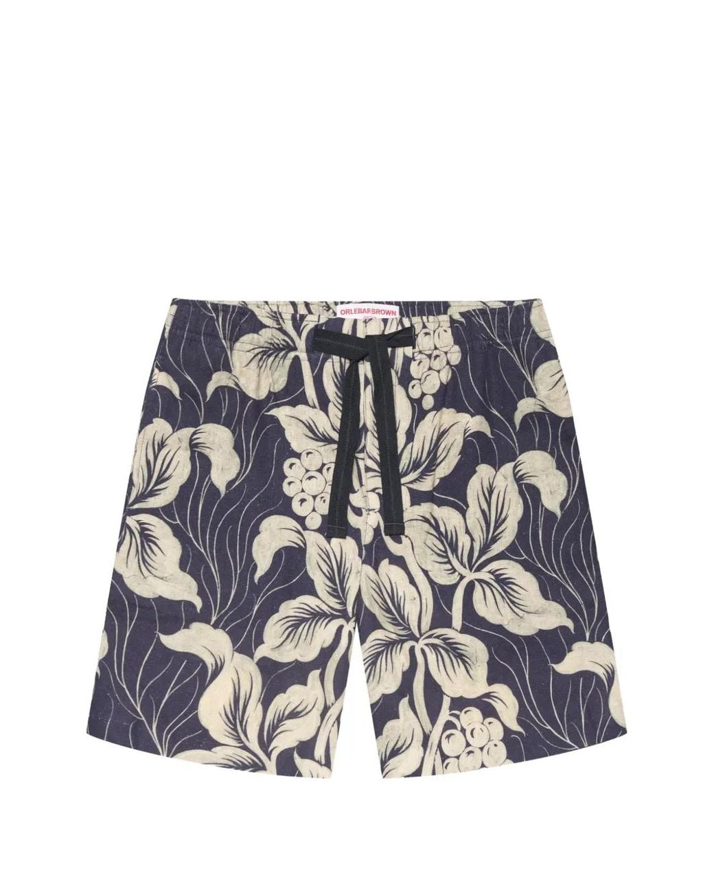 Orlebar Brown Blue Alex Floral Drawstring Shorts for men