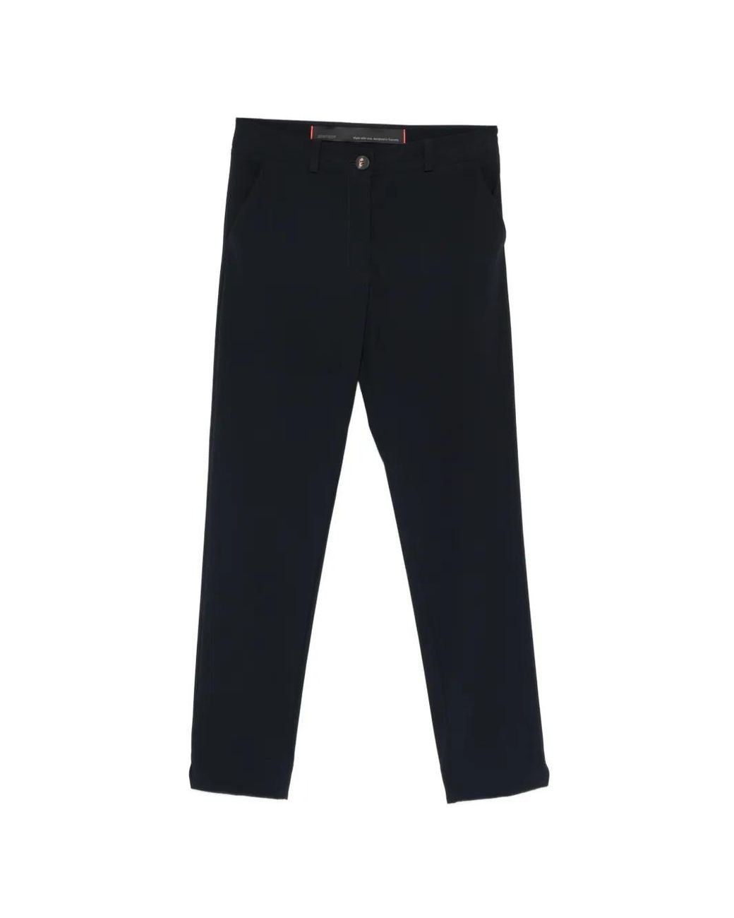 Rrd Black Diagonal-Pocket Trousers