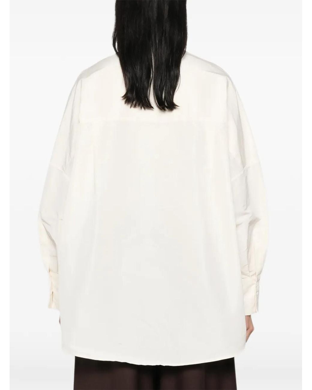 Co.Go White Tie-Waist Button-Up Shirt