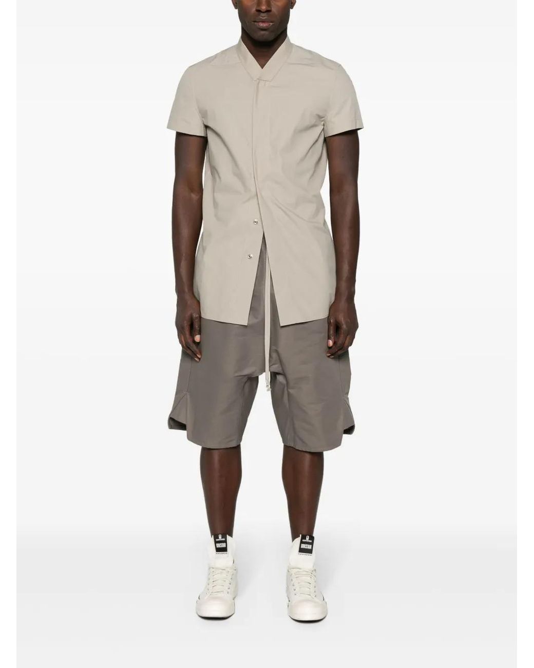 rick owens バスケットスウィンガー　46 Rick Owens Forever Basket Swinger Shorts in Gray for Men | Lyst