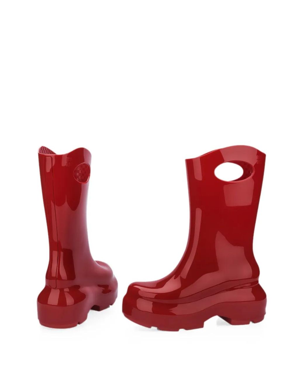 Melissa Red Ultra Cut-Out Boots