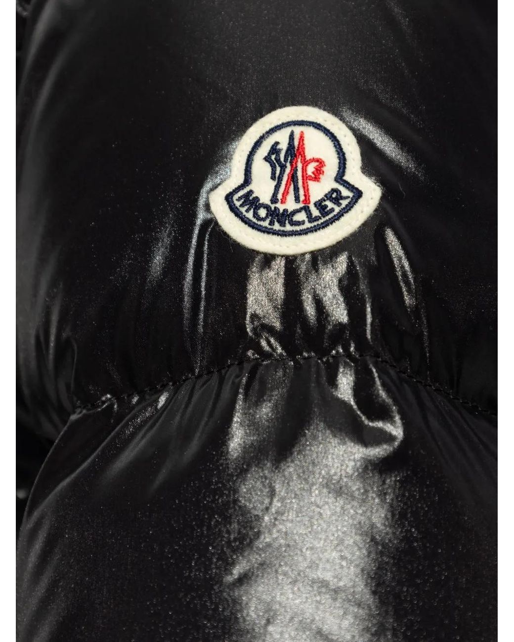 Doudoune Abbadia À Patch Logo Moncler en coloris Black