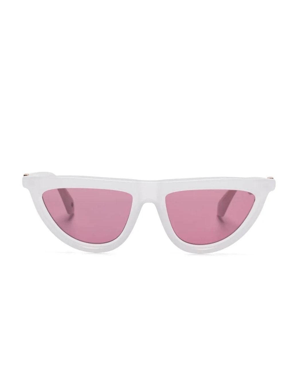 Off-White c/o Virgil Abloh Pink Jasper Geometric-Frame Sunglasses