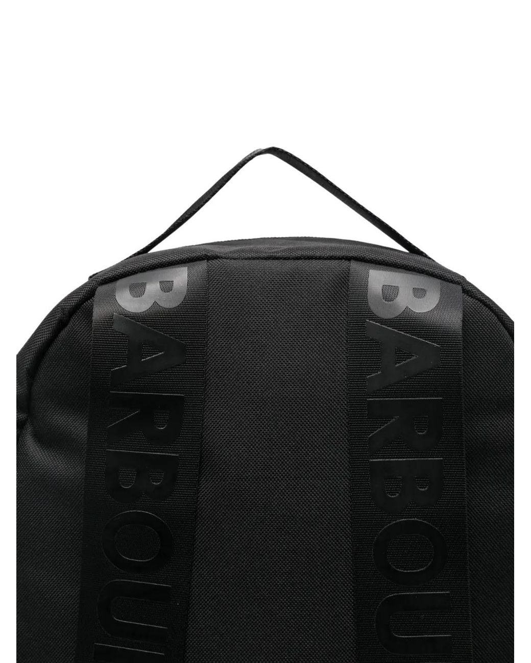 Barbour Black Knockhill Backpack for men