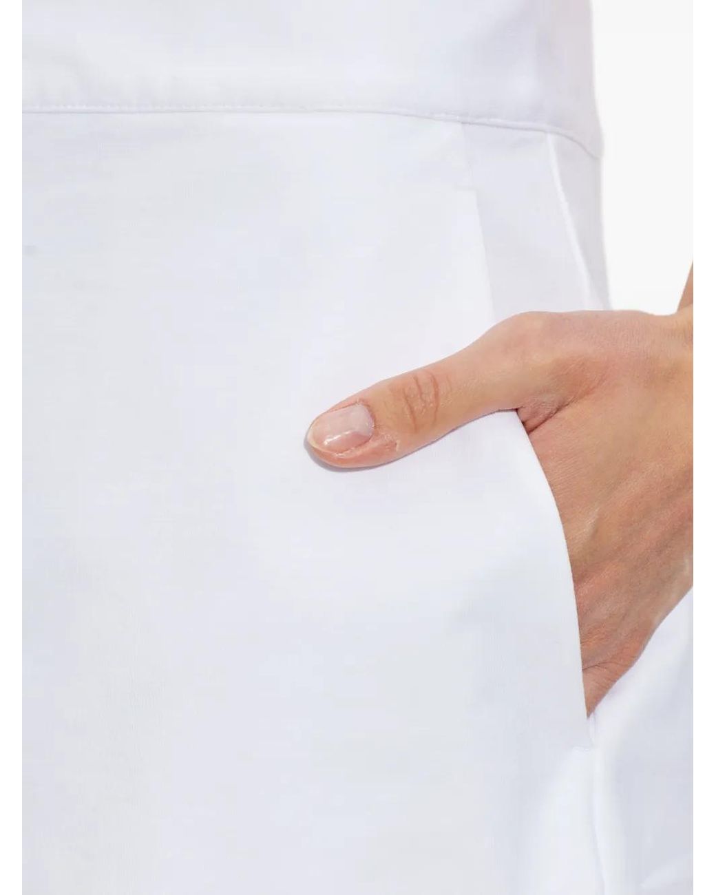 DSquared² White Pocket Shorts