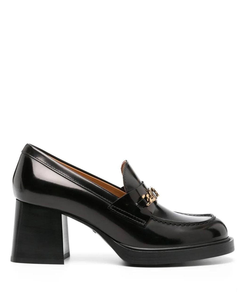 Tod's Black T Chain Detail Pumps
