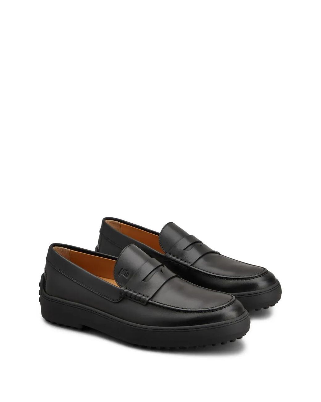 Tod's Black Winter Gommino Loafers for men