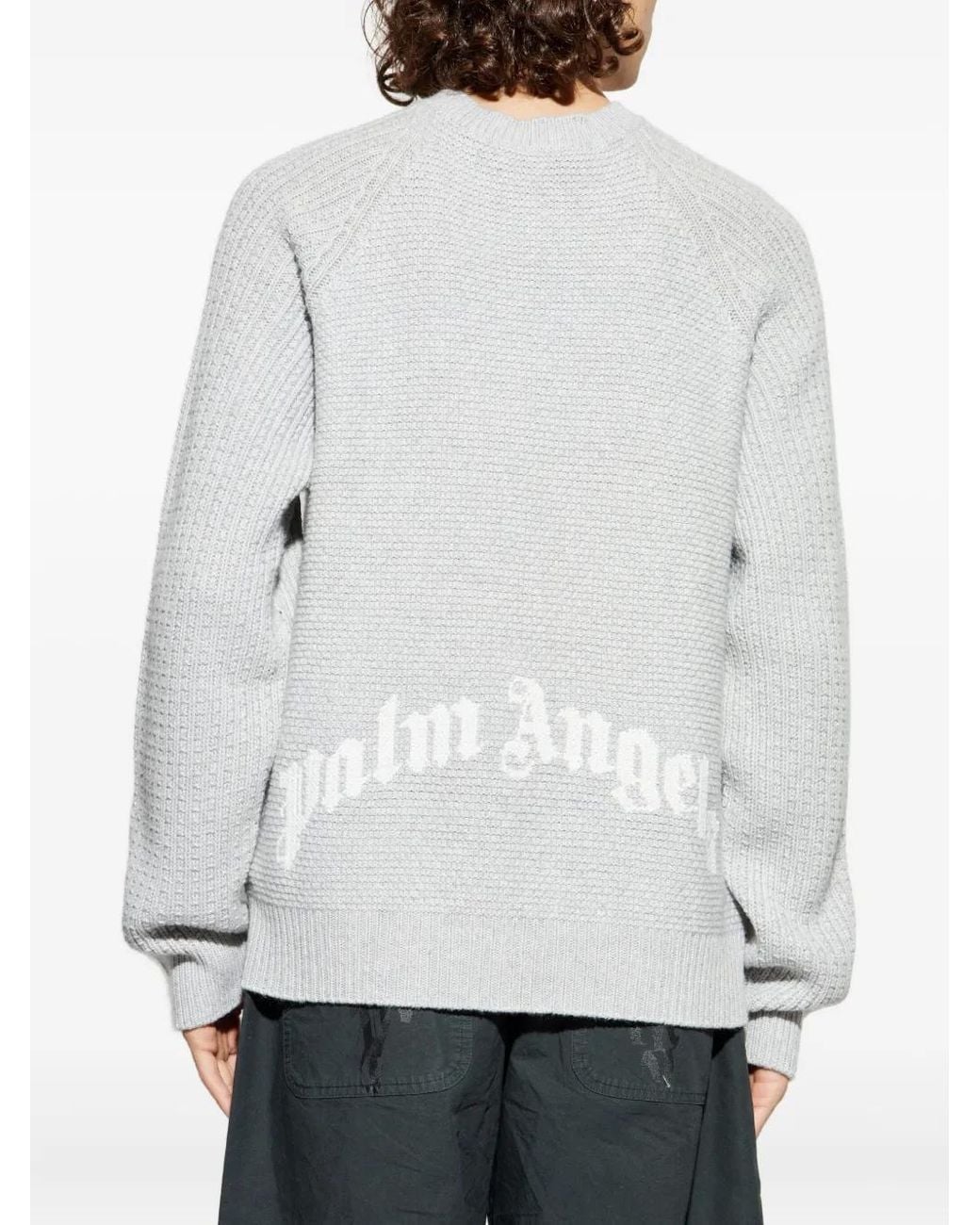 Pull À Manches Raglan Palm Angels pour homme en coloris White