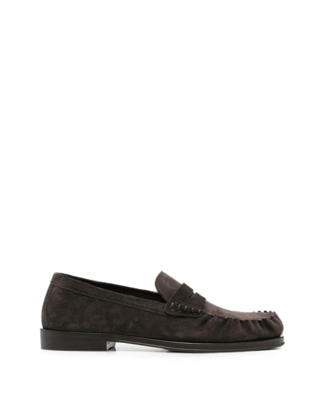Henderson White Sonia Penny-Strap Loafers