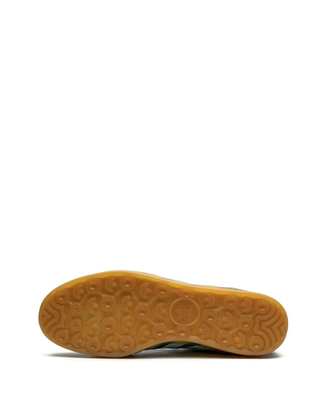 Adidas Green Gazelle Indoor Brand-Patch Leather Low-Top Trainers