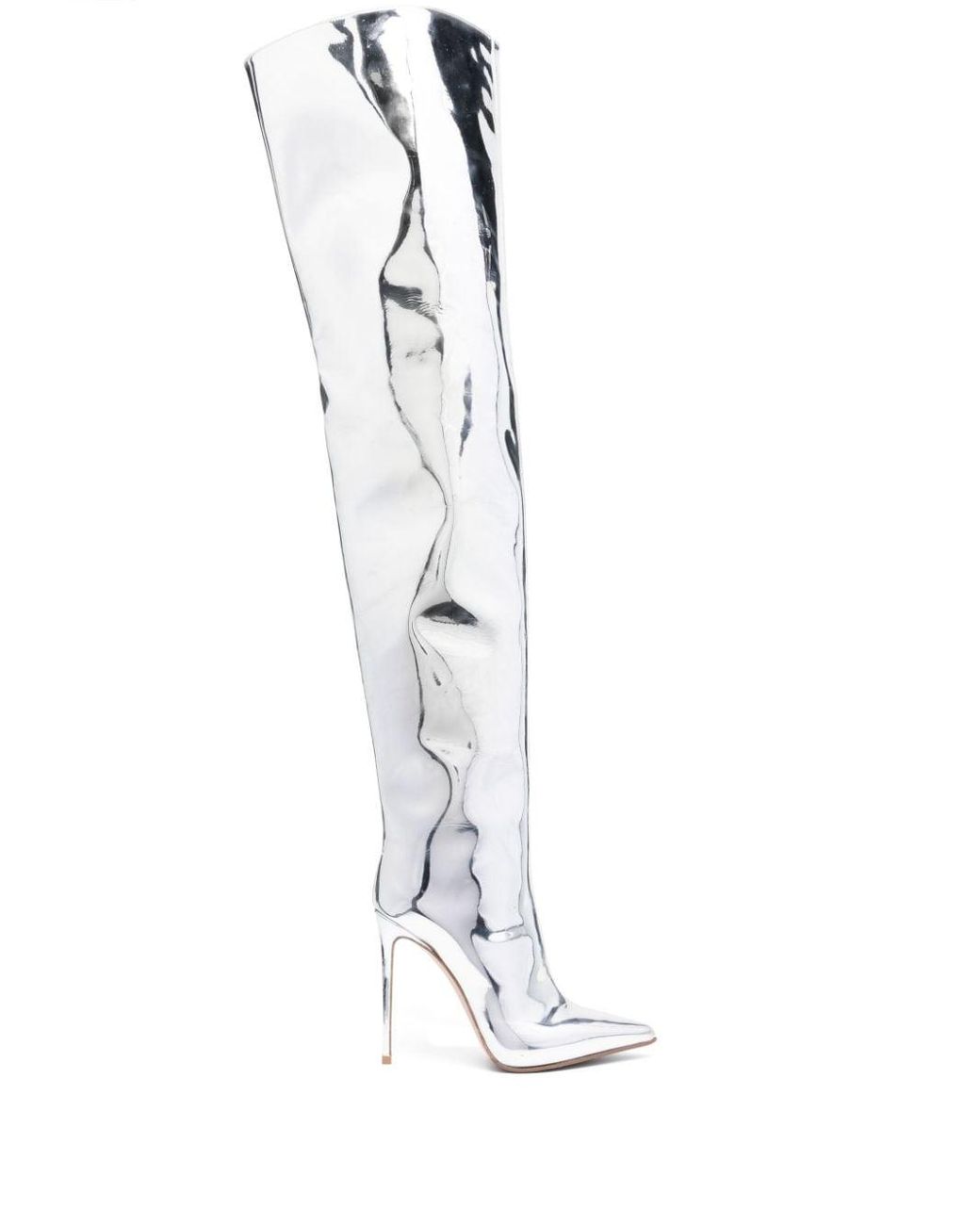 Le Silla 120mm leather knee-length boots - Neutrals