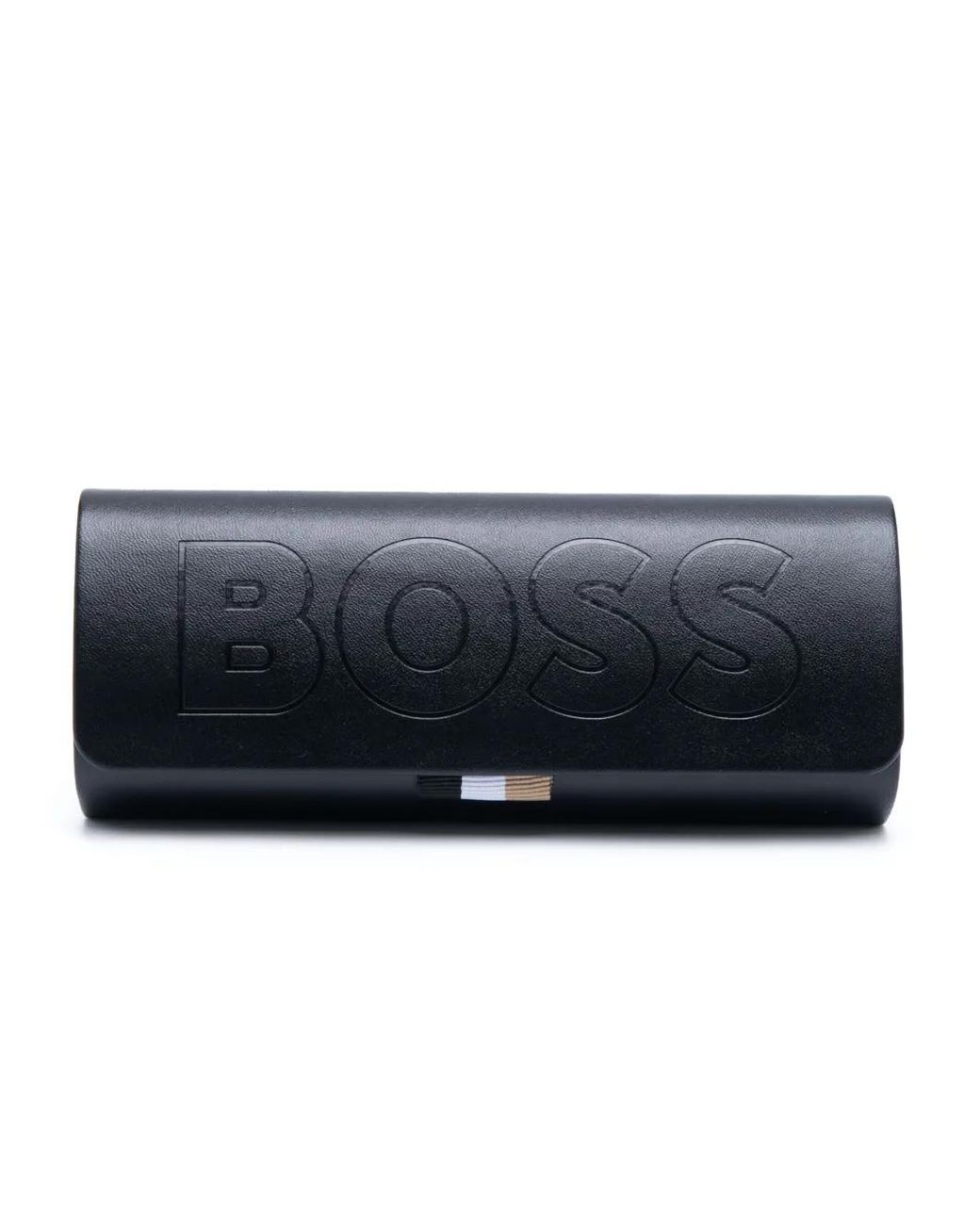 Boss Blue Square-Frame Tinted Sunglasses for men