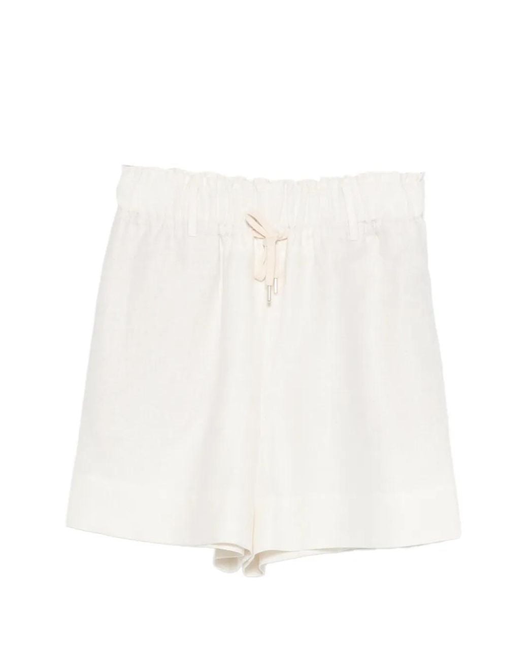 Eleventy White Drawstring Shorts