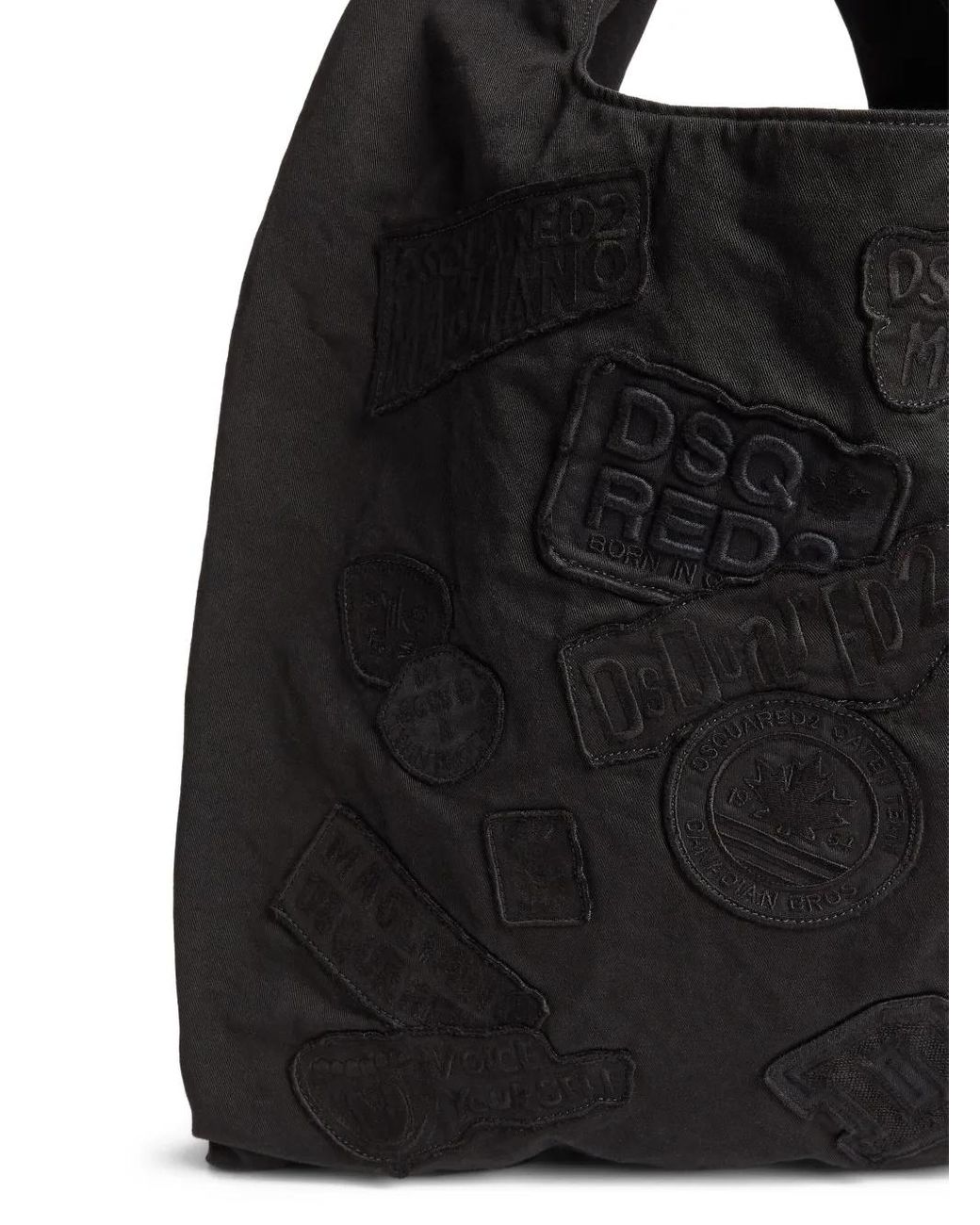 DSquared² Black Shoulder Bags for men