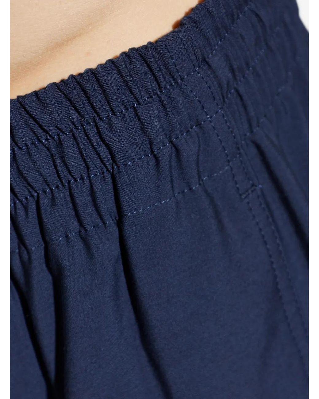 KENZO Blue Drawstring Pocket Trousers for men