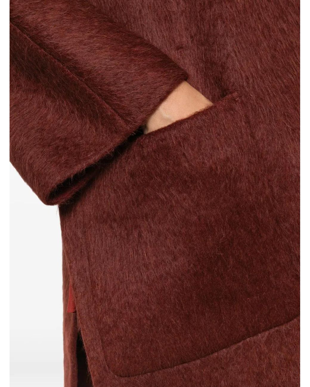 Max Mara Red Wool Coat