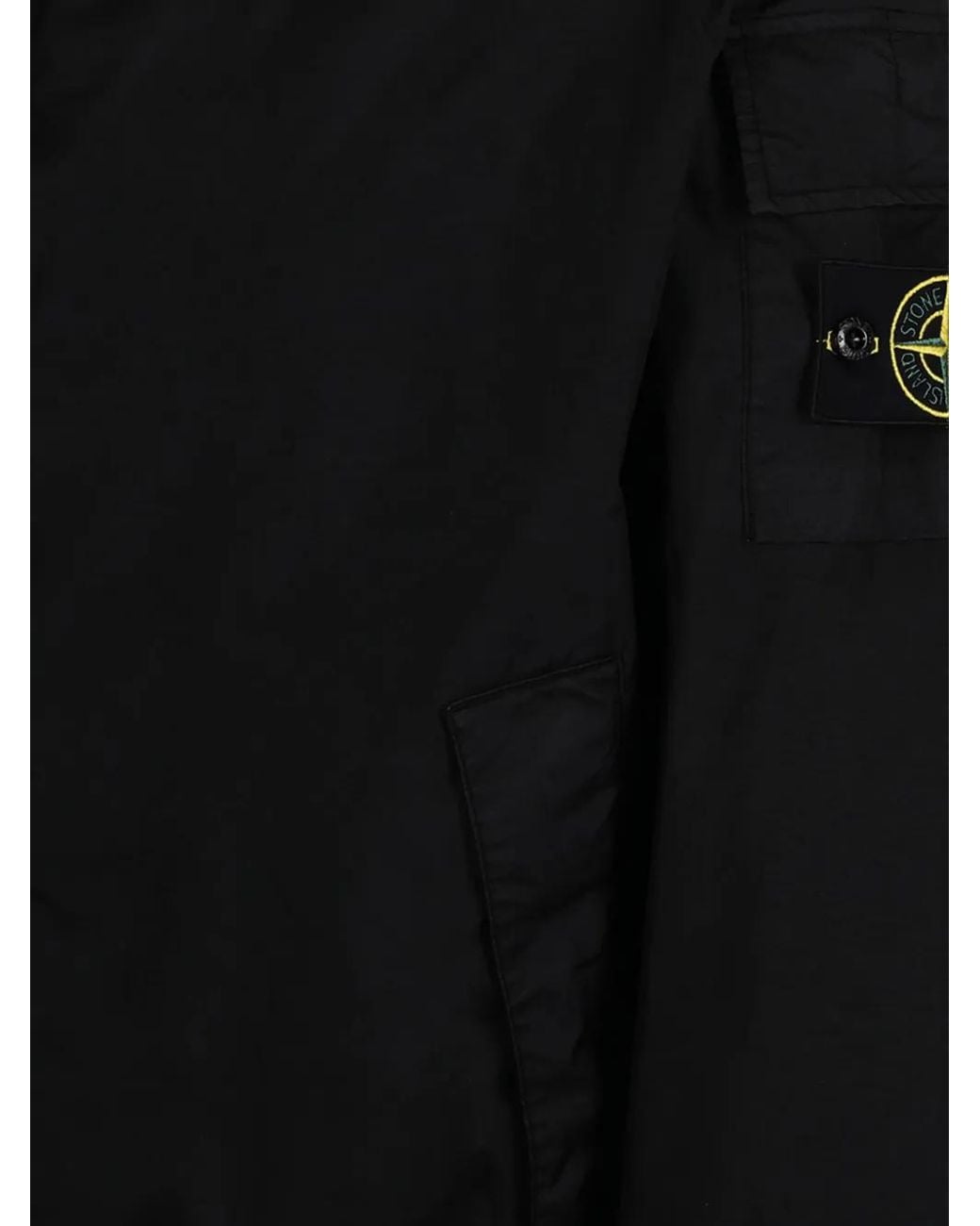 Stone Island Black 4100005 Membrana 3L Tc Hooded Jacket for men