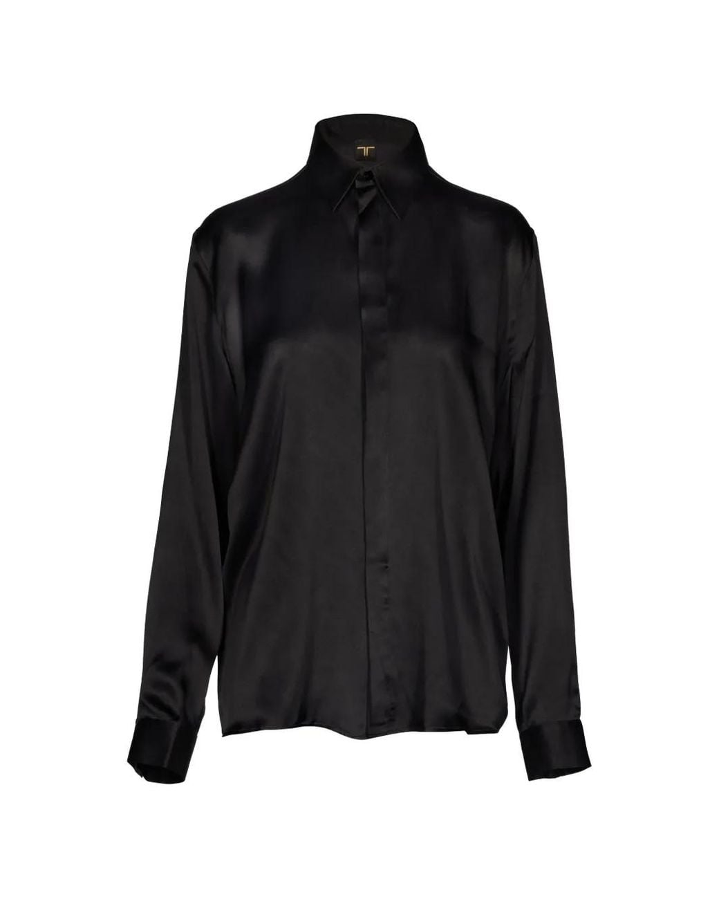Tessitura Body Couture Black Greek Column Shirt