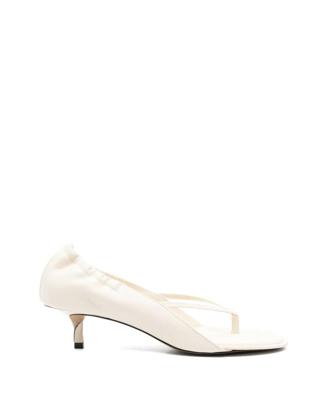Jacquemus White The Low Sandals