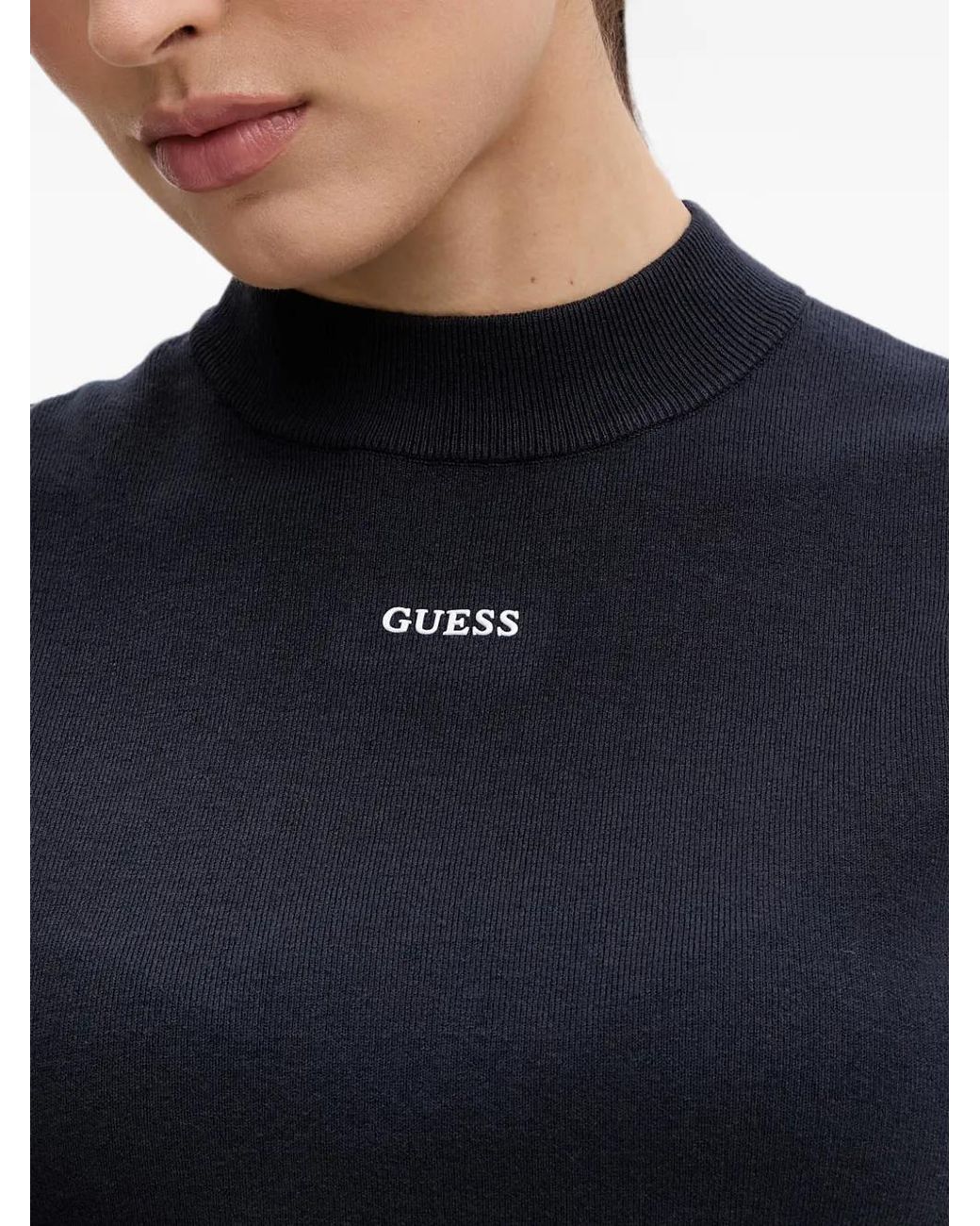 Guess Blue Sweater Knit Top