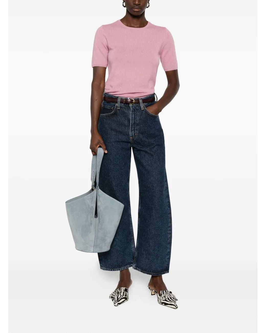 Agolde Blue Five-Pocket Jeans