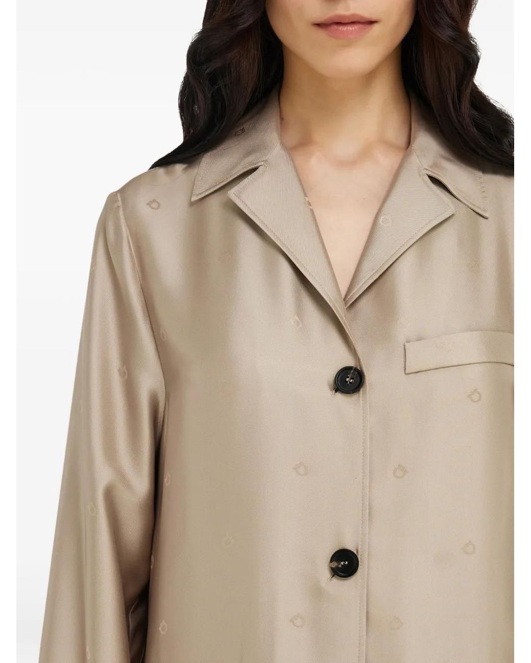 Ferragamo Natural Neutrals Jackets