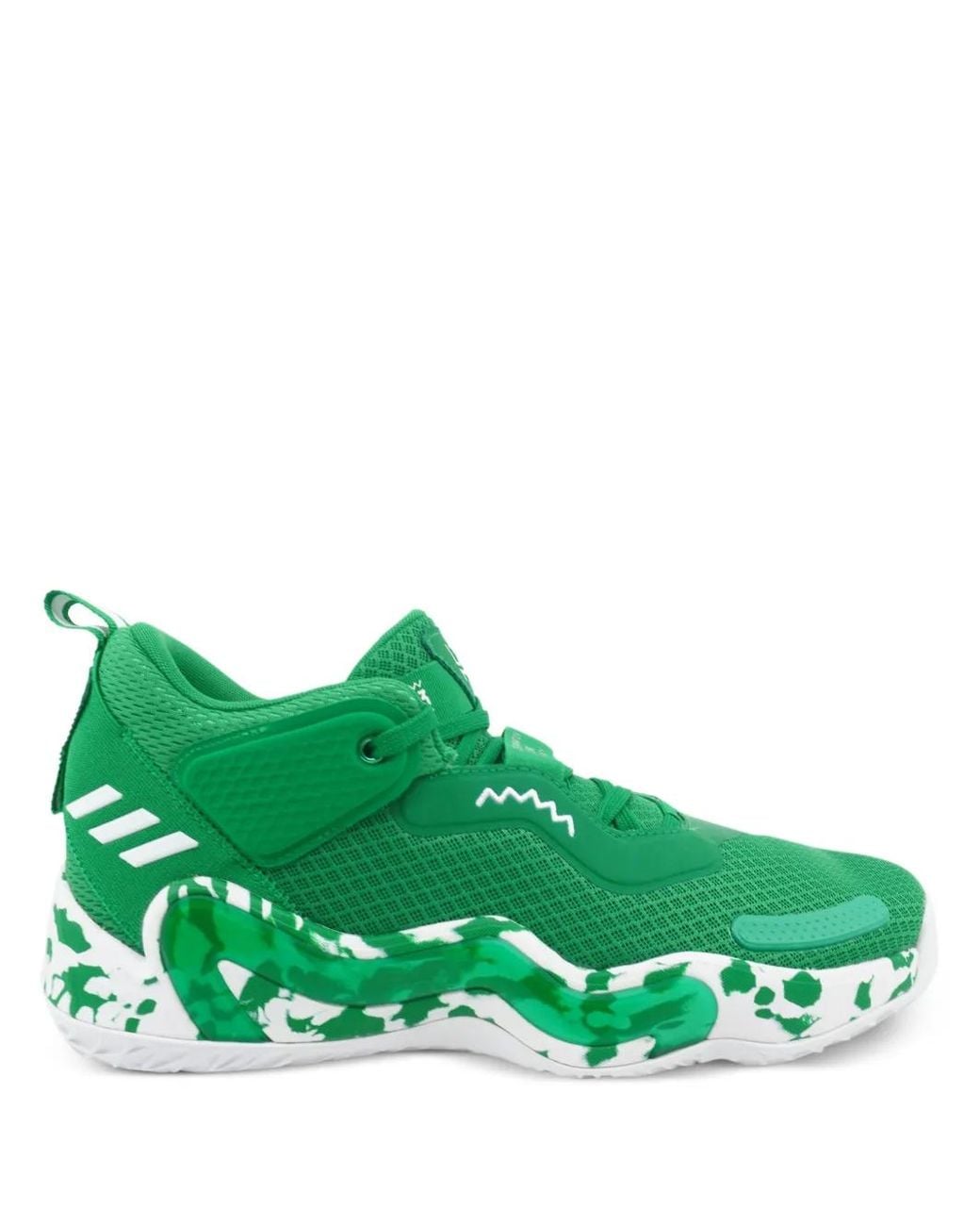 Adidas Green D.O.N. Issue #3 Mesh Hi-Top Sneakers for men