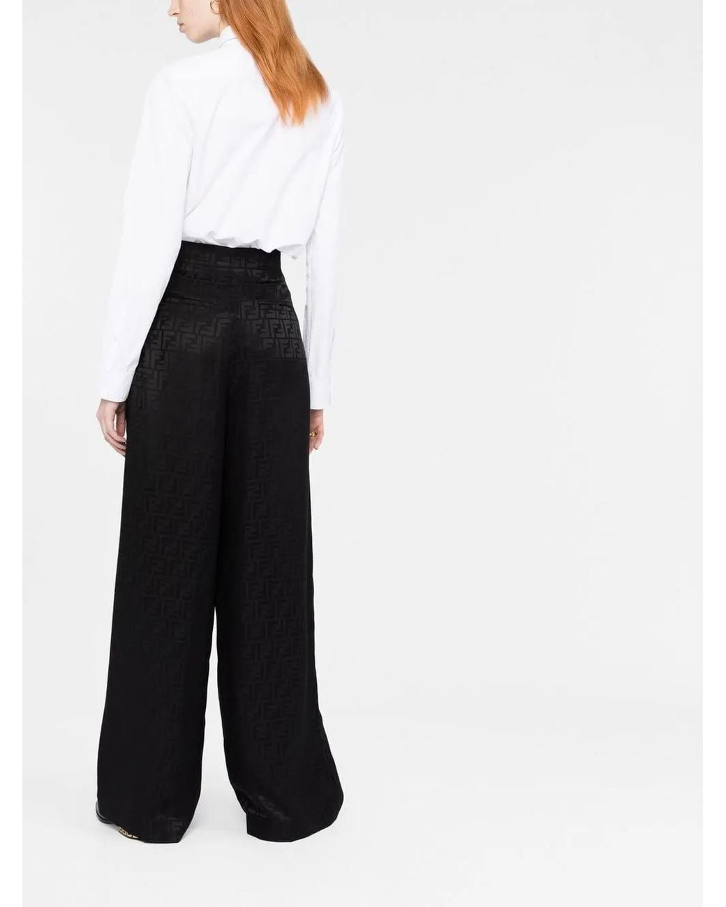 Fendi Black Pantalone-42