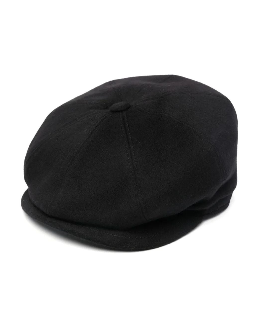 Tagliatore Black Buddy Wool Beret for men
