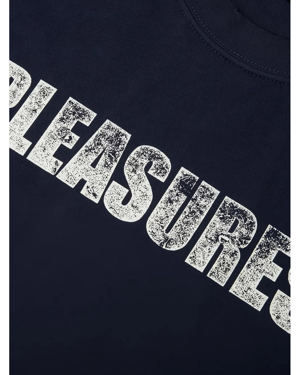 Pleasures Blue Recluse Logo-Print T-Shirt for men