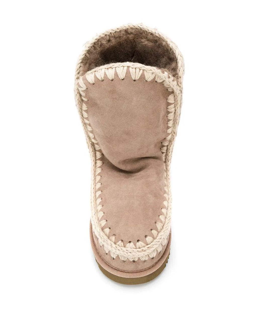 Mou Natural Stiefel Mit Shearling-Futter