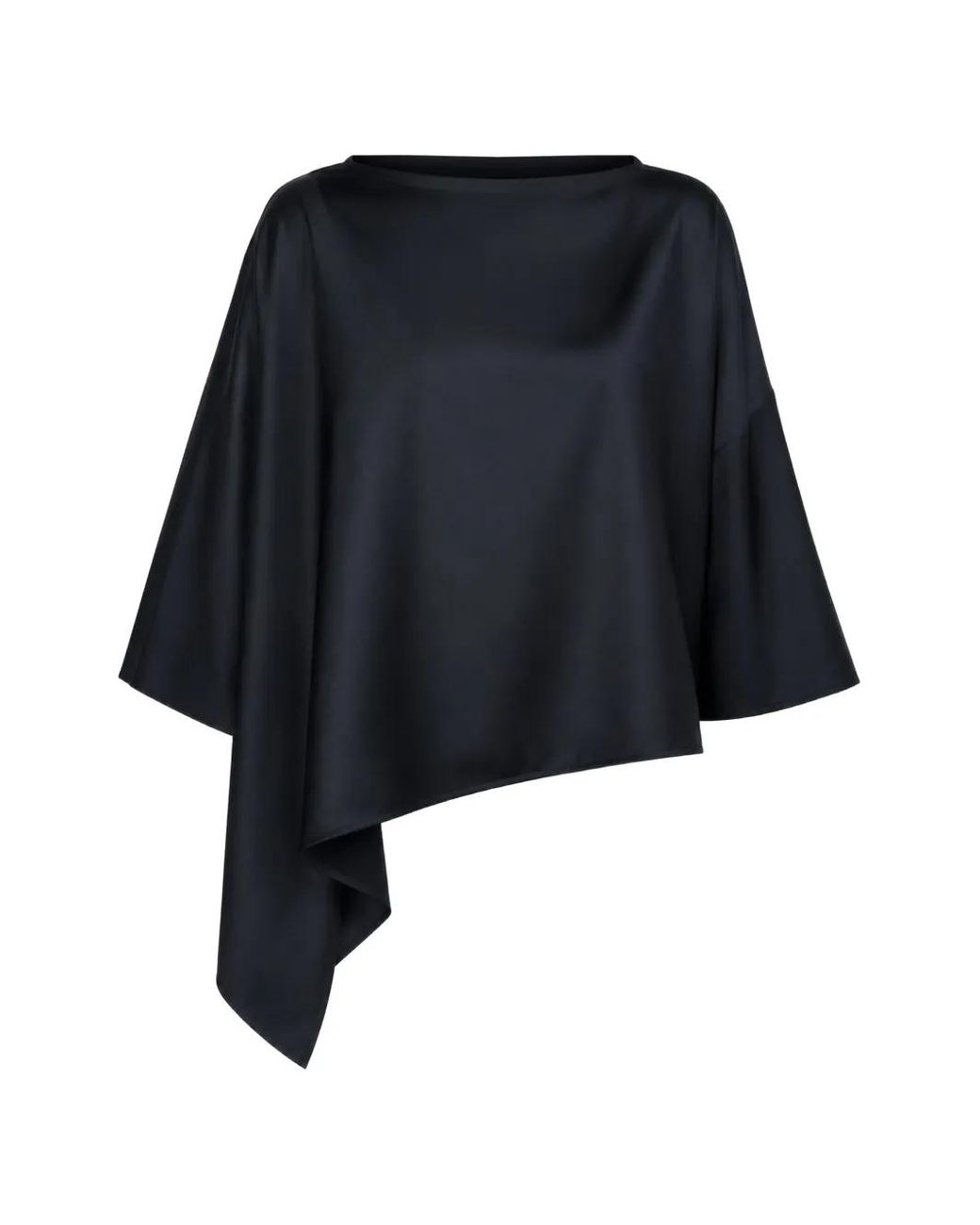 Dusan Black Asymmetric T-Shirt