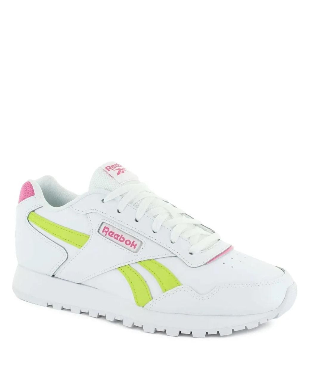 Reebok White Glide /True/Acid" Sneakers