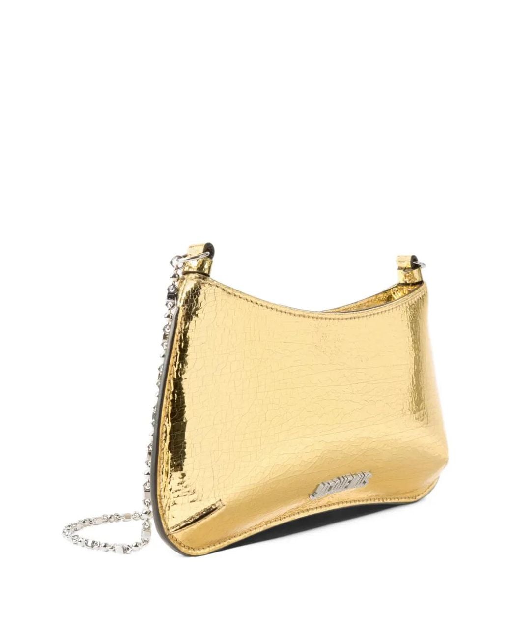 Jacquemus Metallic The Small Bisou Chaîne Shoulder Bag