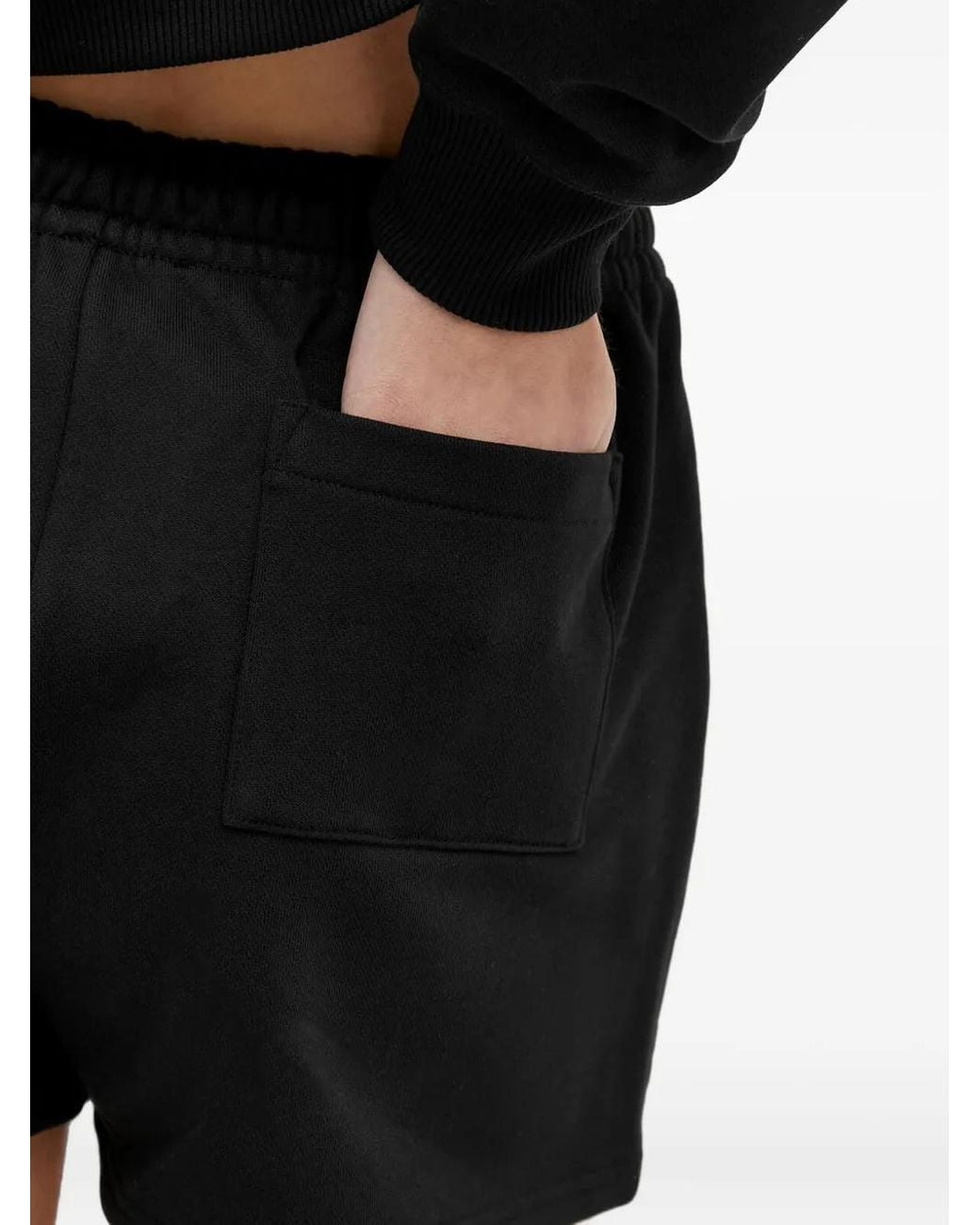 Casablanca Black Pearl Diamond Shorts