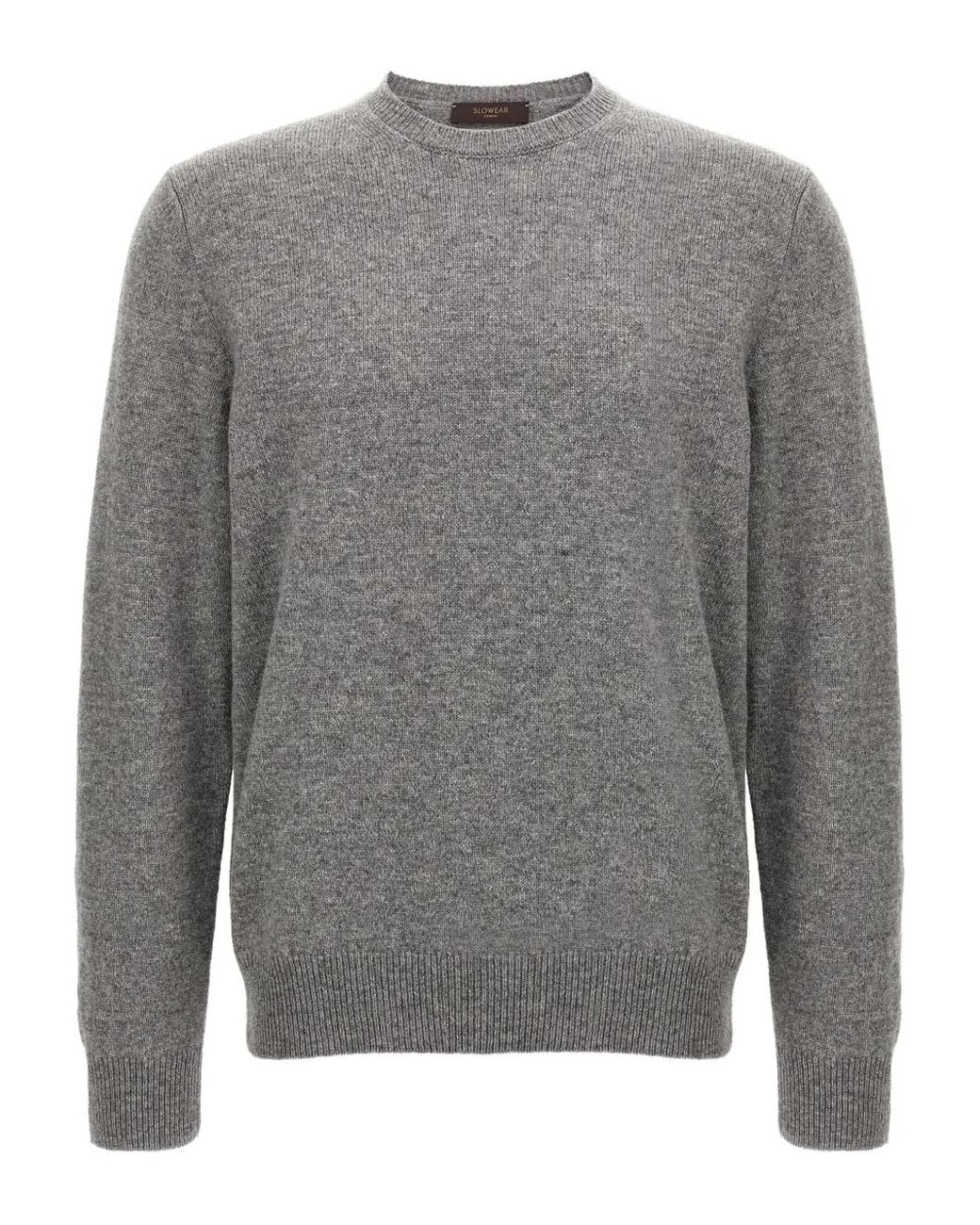 Pull En Laine Zanone pour homme en coloris Gray
