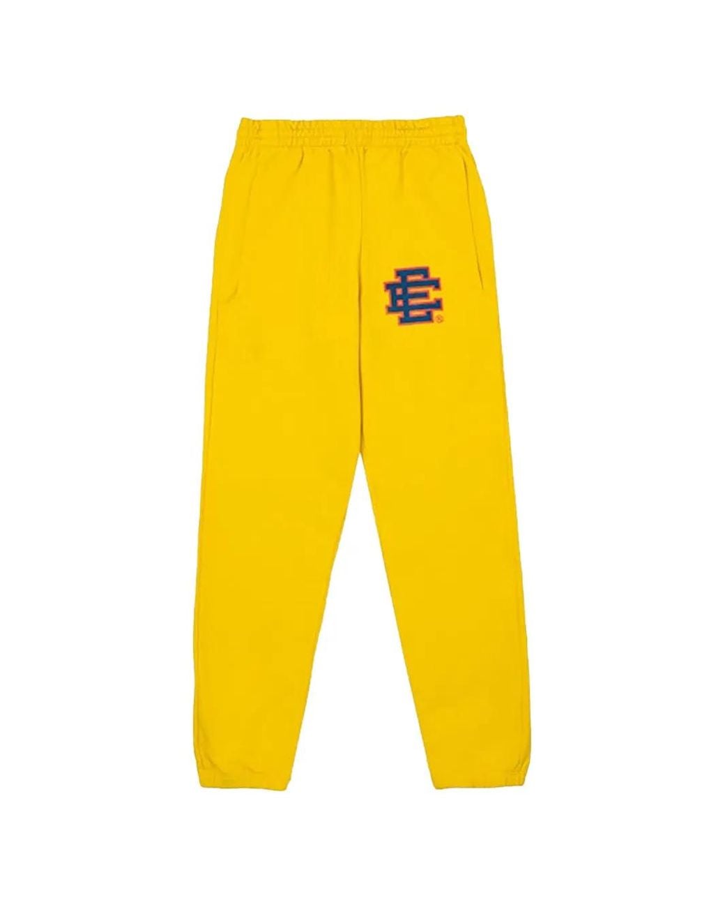 Eric Emanuel Yellow Ee Basic Logo-Detail Track Pants for men