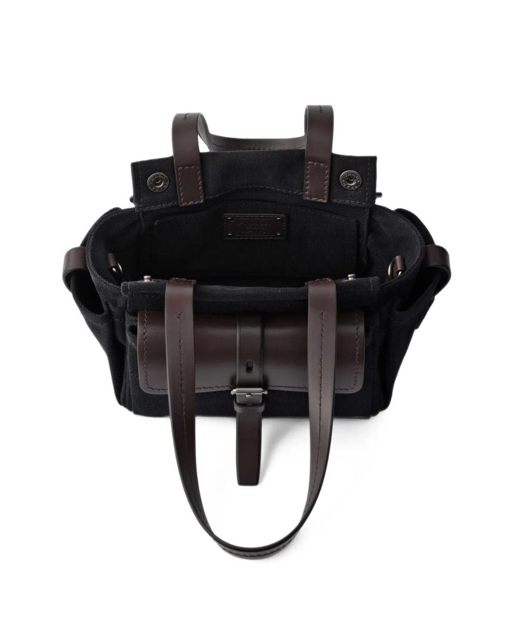 Prada Black Route Mini-Tote Bag