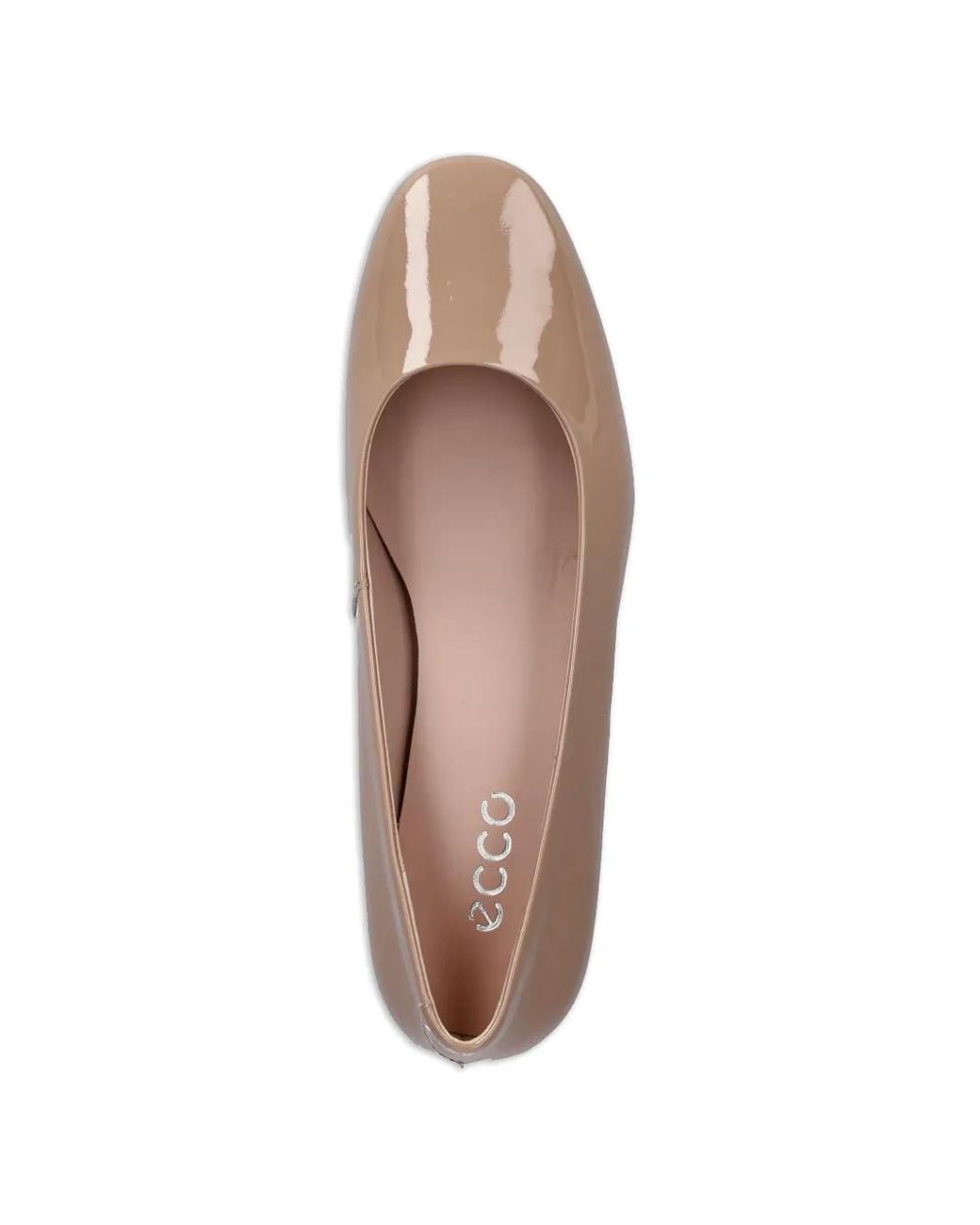 Ecco Pink Patent-Finish Block-Heel Pumps