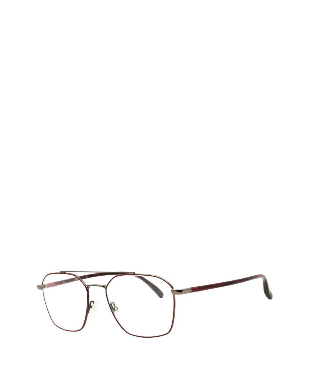 Elasta Natural Rectangle-Frame Glasses for men