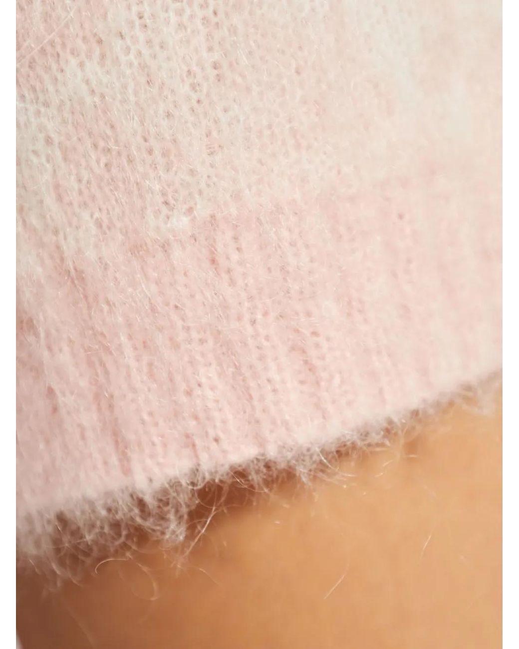 Versace Natural Knitted Mini Skirt