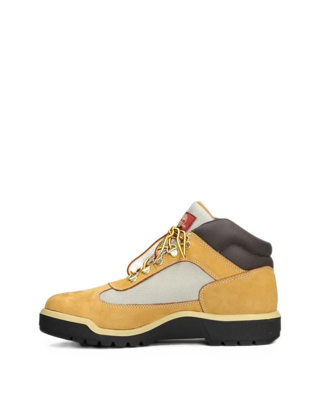 Timberland Natural Field Logo-Debossed Panelled Boots for men