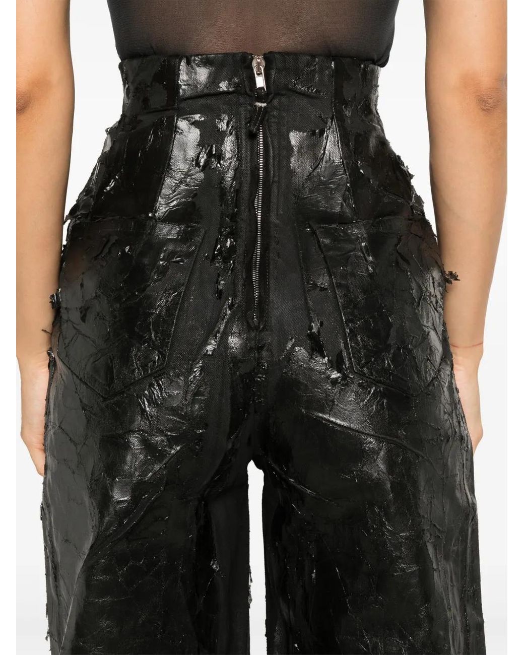 Rick Owens Black Dirt Cooper Trousers