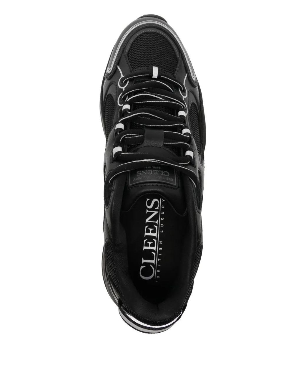 Cleens Black Pulse Runner Sneakers for men