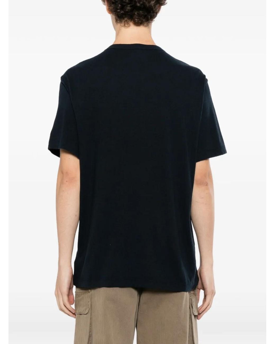 James Perse Black T-Shirt À Manches Courtes for men