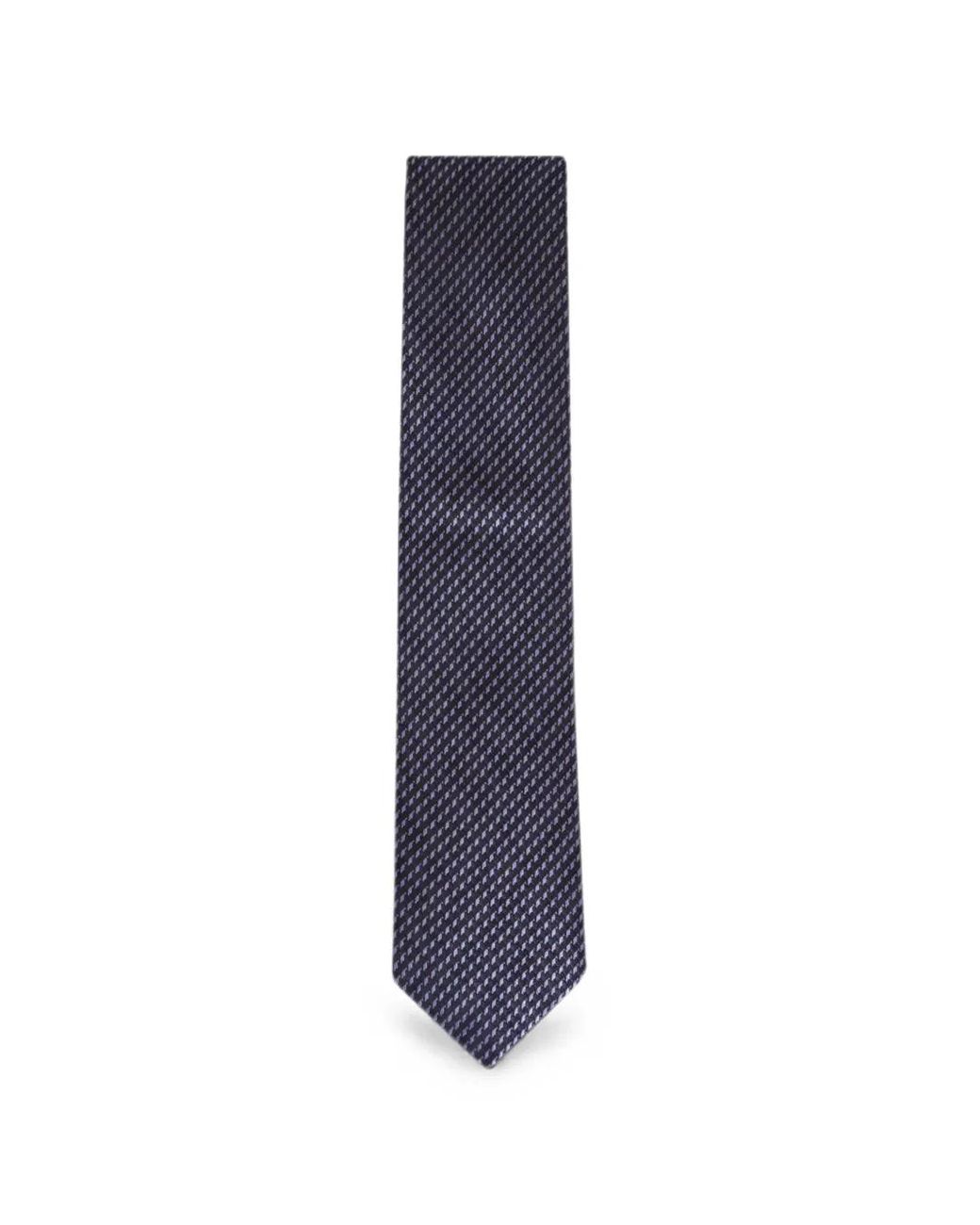 Brioni Blue Geometric-Pattern Tie for men