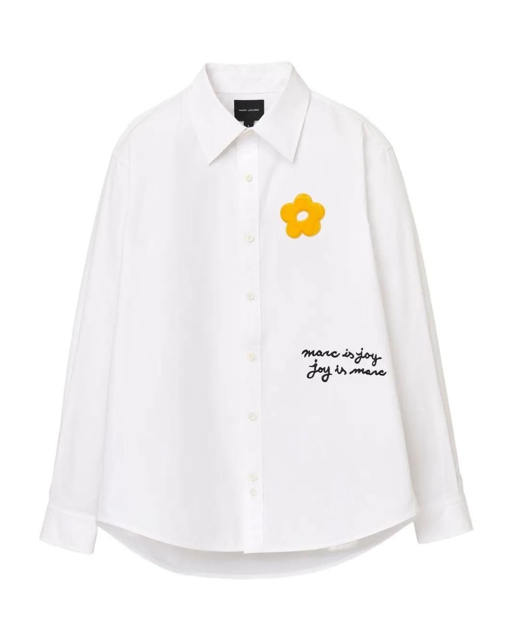 Camisa Marc Is Joy Con Parche Floral Marc Jacobs de color White