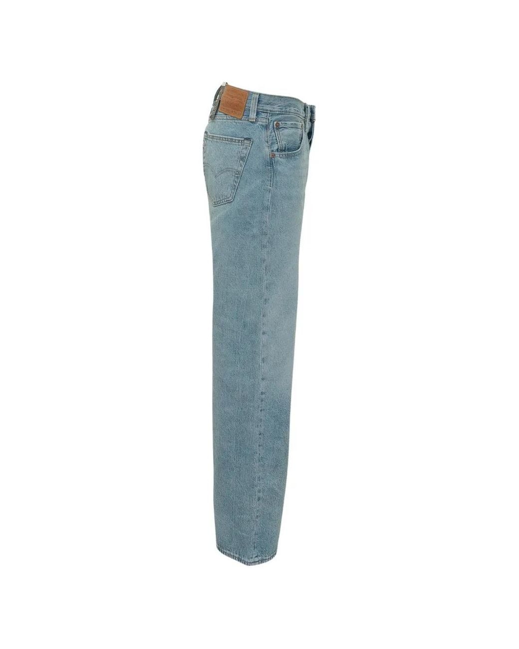 Levi's Blue 501 Five-Pockets Jeans for men